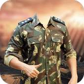 Men Army Suit Photo Editor -Army Suit Face changer