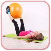 Gym Exercises - Swiss Ball on 9Apps