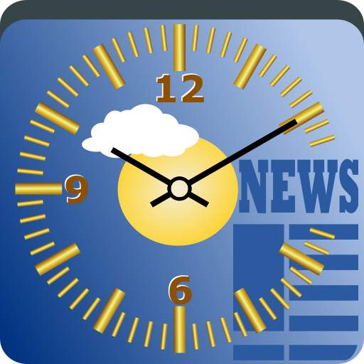 World Time Clock & News