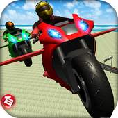 Flying Drift Bike Racing