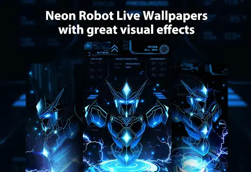 Neon Robot Live Wallpapers Themes APK Download 2023 - Free - 9Apps