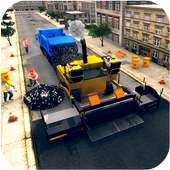 Mega City Road İnşaatı-Ekskavatör Simülatörü