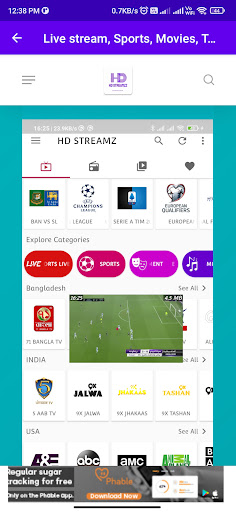 HD STREAMZ INDIA CRICKET INFO APK Download 2024 Free 9Apps