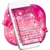 Pink Love Keyboard Theme : Romantic Love Keyboard on 9Apps