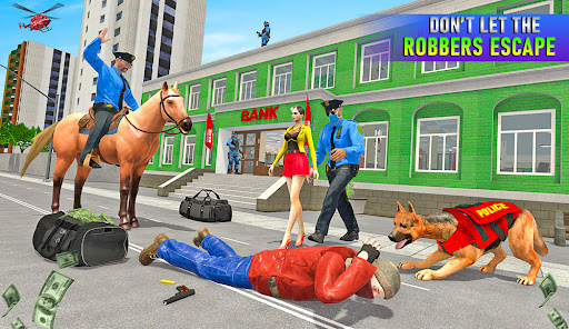 Mounted Police Horse Chase 3D screenshot 1