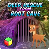 Forest Escape - Deer Rescue From Root Cave on 9Apps