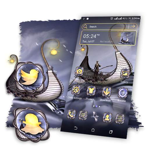 Viking Ship Launcher Theme