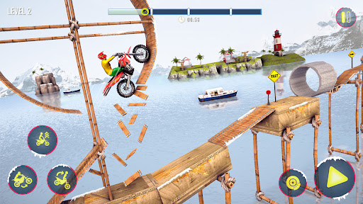 Bike Stunt 3d Motorcycle Games screenshot 2