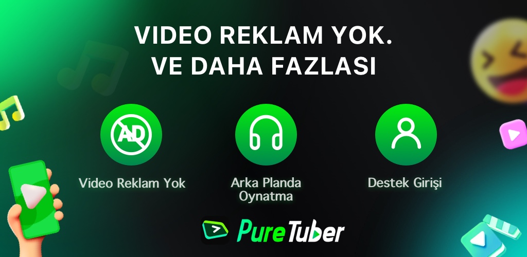 Pure Tuber - Block Ads for Video, Free Premium screenshot 1