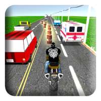 Highway Dash 3D - Courses de vélos de rue