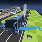 Airport Bus Flying Simulator