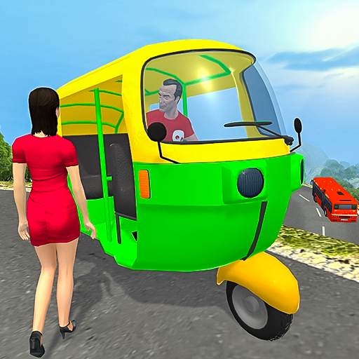 Real Tuk Tuk Rickshaw City Driver: Taxi Games 2021