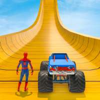 Top Monster Truck Stunts 2021 Mega Ramp