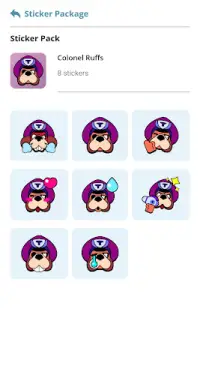 Brawl Stars pins Telegram stickers