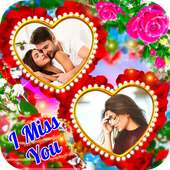 Miss You Dual Photo Frame on 9Apps