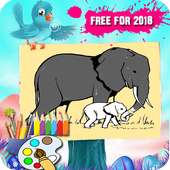 Elephant Coloring Pages 2018