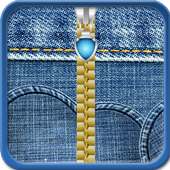 Jeans Zipper Lock Screen