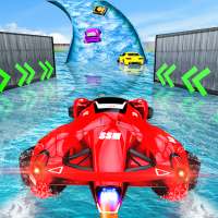 Water Car Racing Stunts 2020