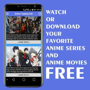 Watch Tagalog Dubbed Anime HD APK Download 2023 - Free - 9Apps