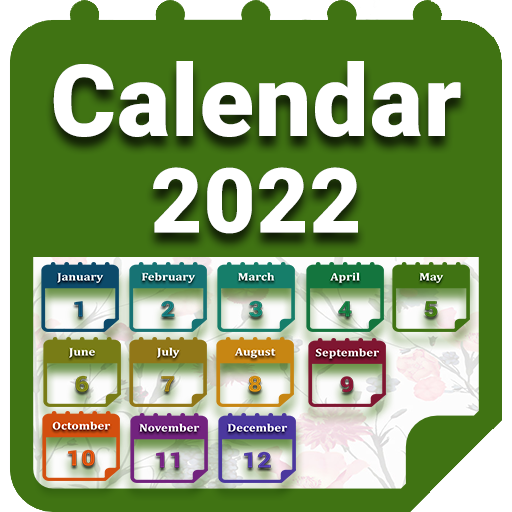 Calendar 2022 with Holidays icon