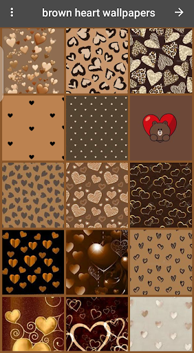 Free Downloadable Brown Heart Wallpaper For Phone and Computer  Skip To My  Lou