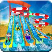 Water Slide Amusement Fun Park 3D