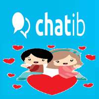 Chatib free chat app. icon. 