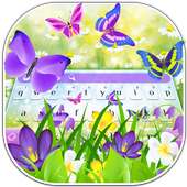 Klawiatura motyl kwiat ogród on 9Apps