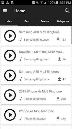 Free Android Mp3 Ringtone App For 2021 ringtones screenshot 3