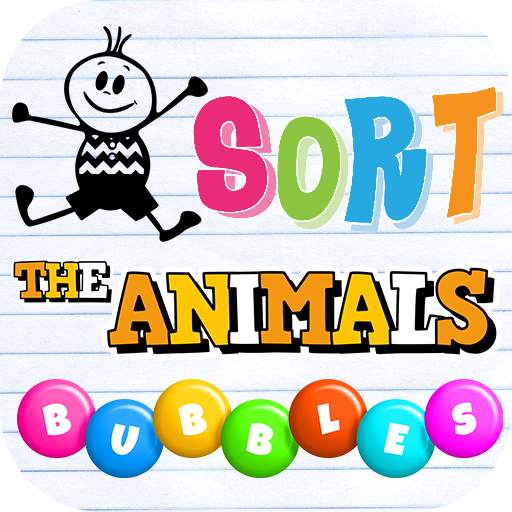 Bubble Sort of animal bubbles