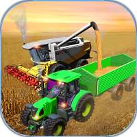 pemanen traktor pertanian