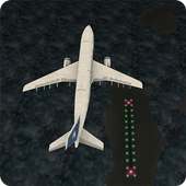 Airplane Night Flight Time Sim on 9Apps