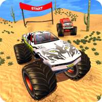 Monster Truck Racing Games 2020 : Desert Game