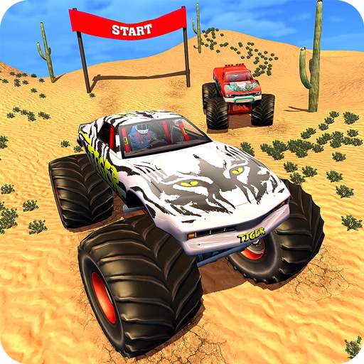 Monster Truck Racing Games 2020 :  Desert Game