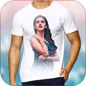 Photo On T-Shirt : T-Shirt Photo Frame on 9Apps