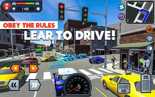 Car Driving School Simulator #33 Norway Large Sedan! Android