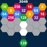 Hexa 2048 Puzzle: Shoot n Clear Numbers