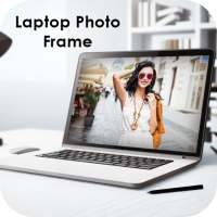 Laptop photo frame