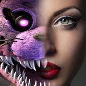 Scary Bonnie Lefty Face Photo Mix