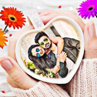 Coffee cup photo frames editor on 9Apps