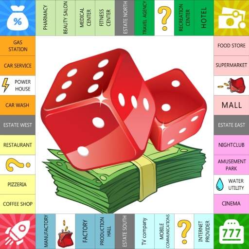 Monopolist - free business dice board