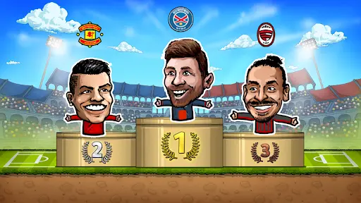 Puppet Soccer Champions - Football League of the big head Marionette stars  and players