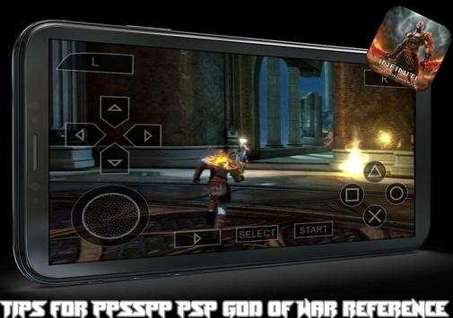Tips for PPSSPP psp God of War reference скриншот 1
