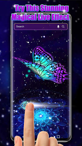 3D Butterfly Live Wallpaper 3 تصوير الشاشة