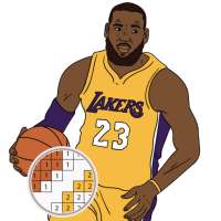 Пиксель Арт Баскетбол : Цвет по номеру Песочница on 9Apps
