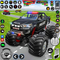 Police Monster Truck Car Games on 9Apps