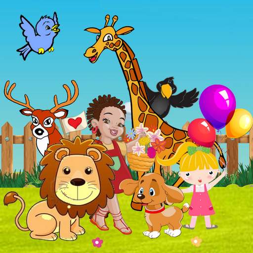 Zoo For Preschool Kids 3-9 - Balloon Game