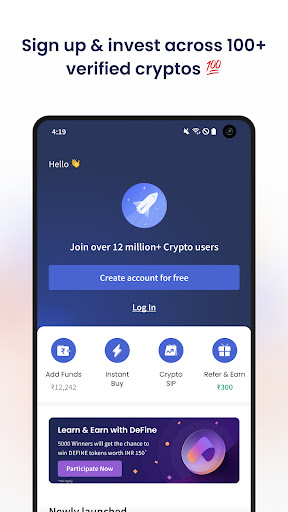 CoinDCX:Bitcoin Investment App स्क्रीनशॉट 5