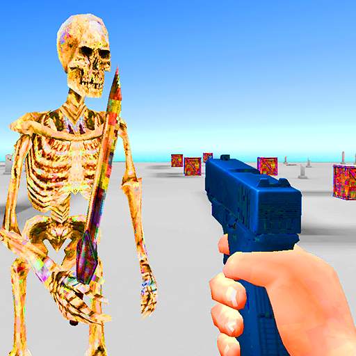 Zombie Skeleton War: Gun Shooting Game