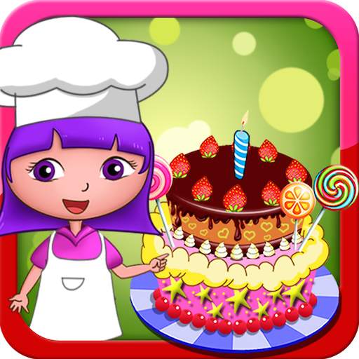 Anna's birthday cake bakery shop - cake maker game